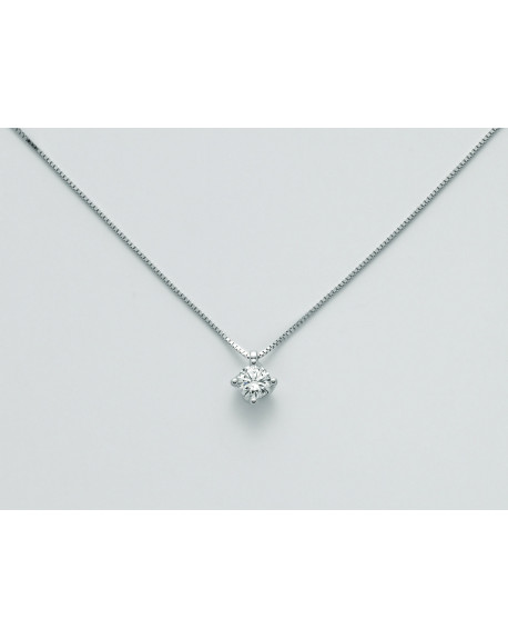 COLLANA MILUNA PUNTO LUCE CON  DIAMANTE