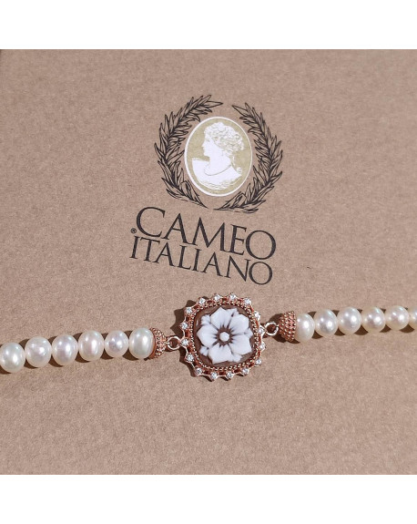 BRACCIALE CAMEO IN ARGENTO