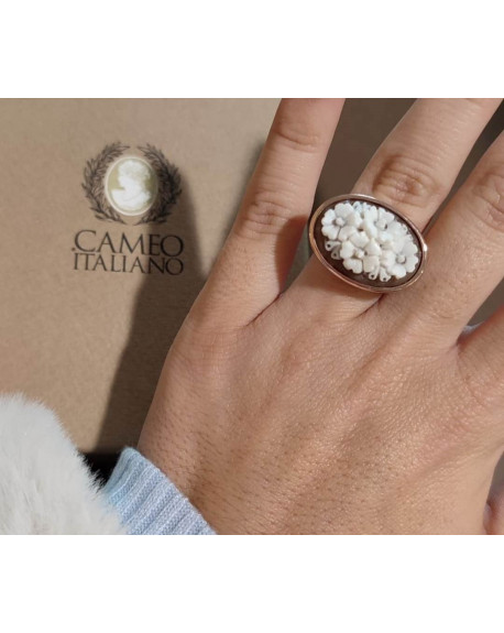 ANELLO CAMEO IN ARGENTO