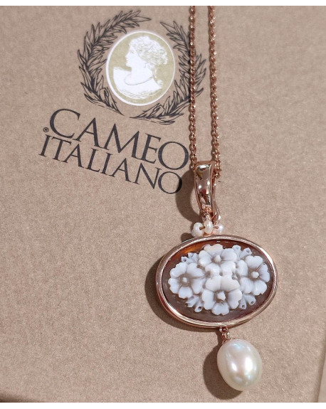 CIONDOLO CAMEO IN ARGENTO