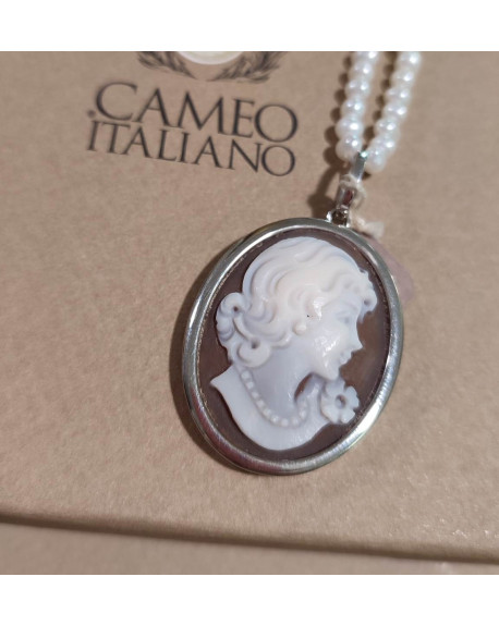 CIONDOLO CAMEO TESTA